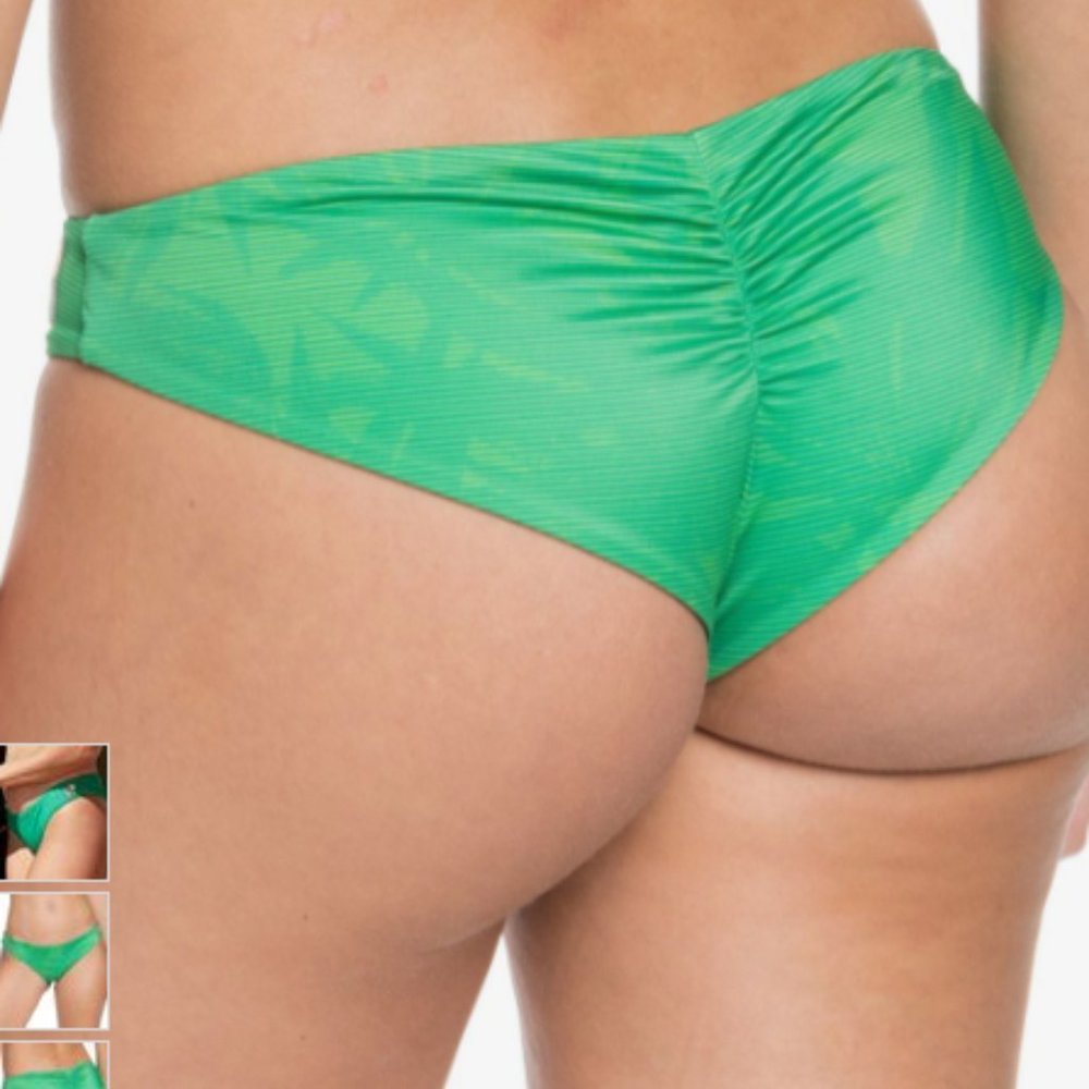 NWT Roxy Color POP Bikini Bottom - Fern Green - Size Medium, Never Worn!